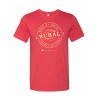 Rural by Choice T-shirt - Heather Red