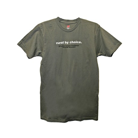 Rural by Choice T-shirt - Gray